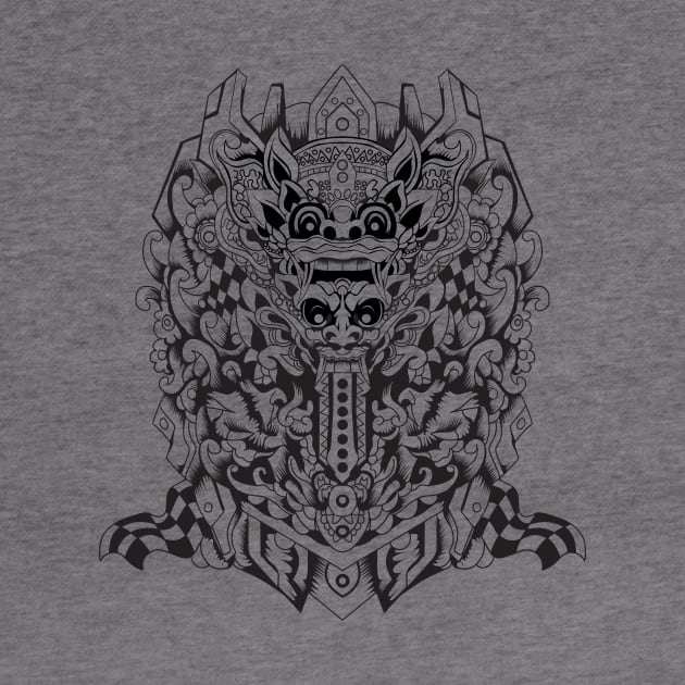 Barong X Rangda Illustration by Marciano Graphic